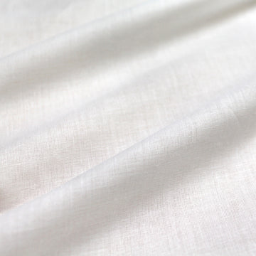 lightweight cotton voile for lining, etc. - soft white 1.125 yds