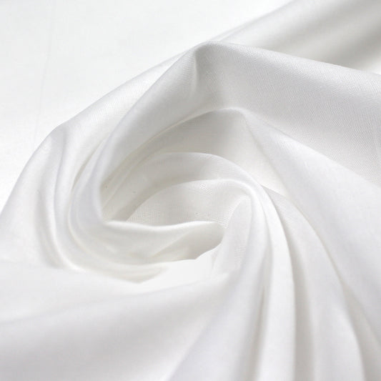 lightweight cotton voile for lining, etc. - soft white