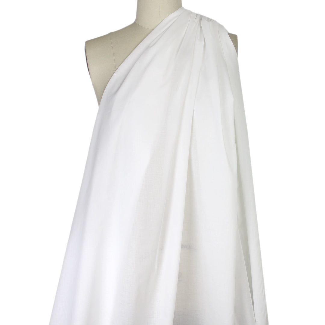lightweight cotton voile for lining, etc. - soft white from EmmaOneSock.com EOS Fabrics lightweight cotton voile for lining, etc. - soft white from EmmaOneSock.com EOS Fabrics