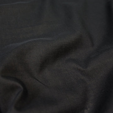 lightweight cotton voile for lining, etc. -  black 1 yard