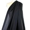 lightweight cotton voile for lining, etc. -  black 1 yard