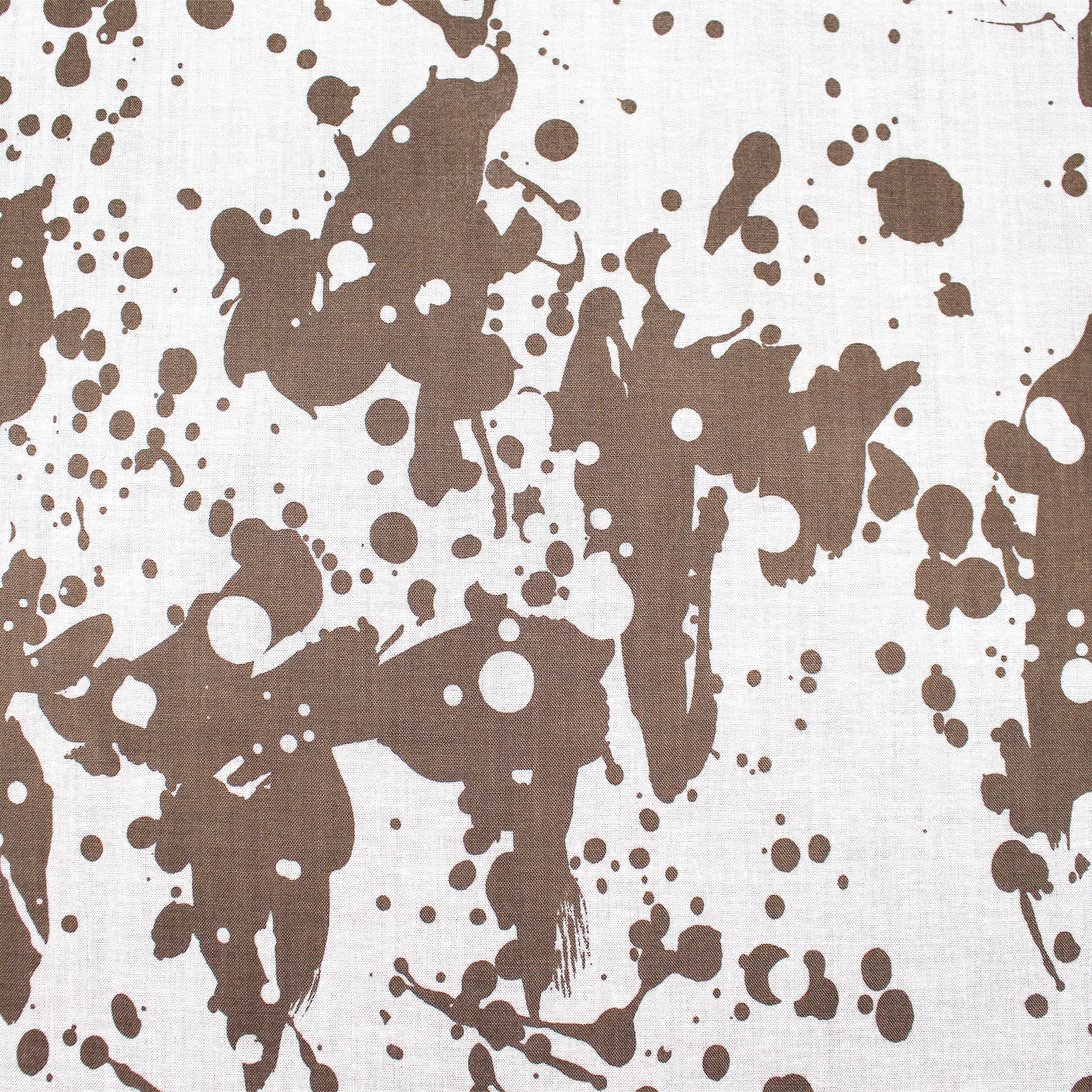 'splatter paint' printed cotton voile