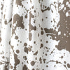 'splatter paint' printed cotton voile