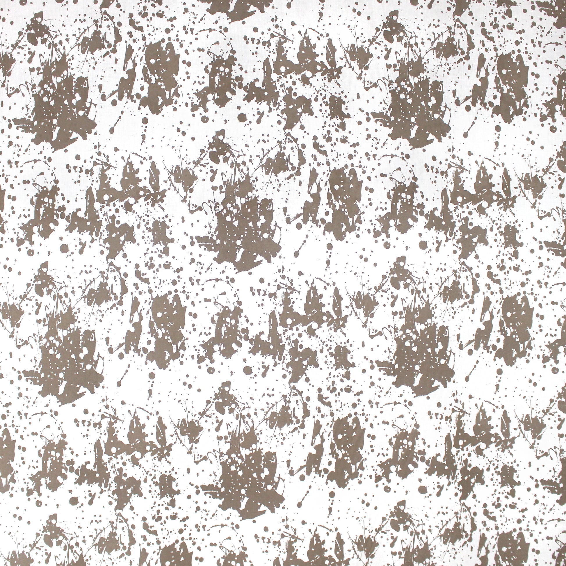 'splatter paint' printed cotton voile