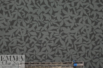 Burberrry leaf silhouette graphic cotton voile 1.375 yds Minor Flaw