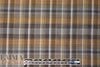 Italian acorn/slate/indigo plaid cotton voile
