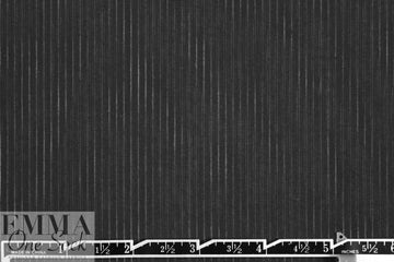 French cotton burnout mini-stripe voile - black