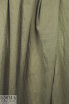NY designer boho grid stretch cotton voile - loden