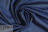 NY designer lightweight cotton voile - navy
