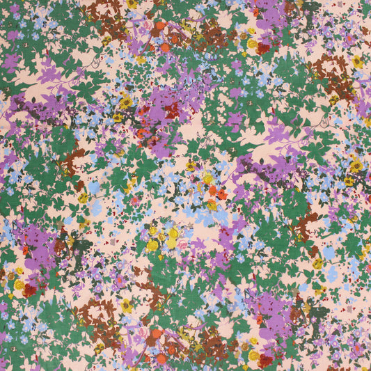 French 'floral silhouette' all cotton voile