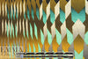 NY designer optic graphic panel voile two pieces = 1.375 yds