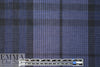 Italian navy/midnight/lurex plaid cotton voile