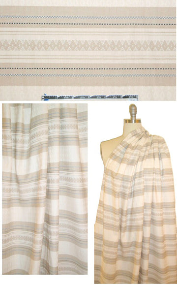 CA designer folk weave all cotton stripe