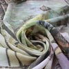 Italian 'caribbean seas' semi-sheer cotton challis .625 yds