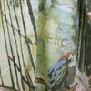 Italian 'caribbean seas' semi-sheer cotton challis .625 yds