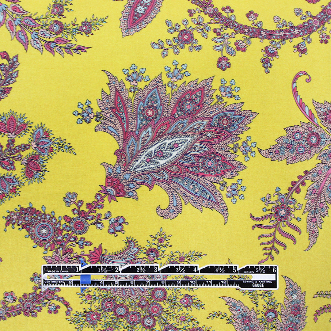 Italian 'floral jewels' cotton shirting  .625 yds