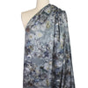 Italian 'evening flowers' printed cotton woven .875 yds