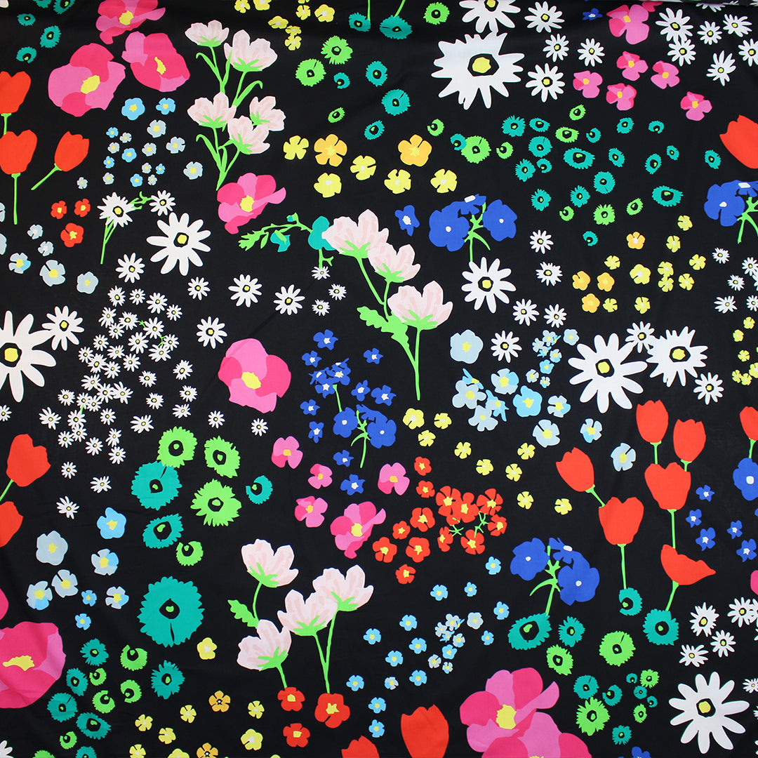 The K0oples 'flowery personalities' cotton shirting 1.25 yds