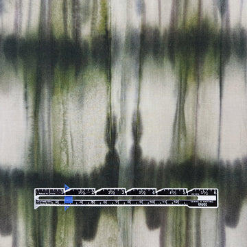 Italian shibori-style 'grasshopper' cotton stretch woven 1 yard
