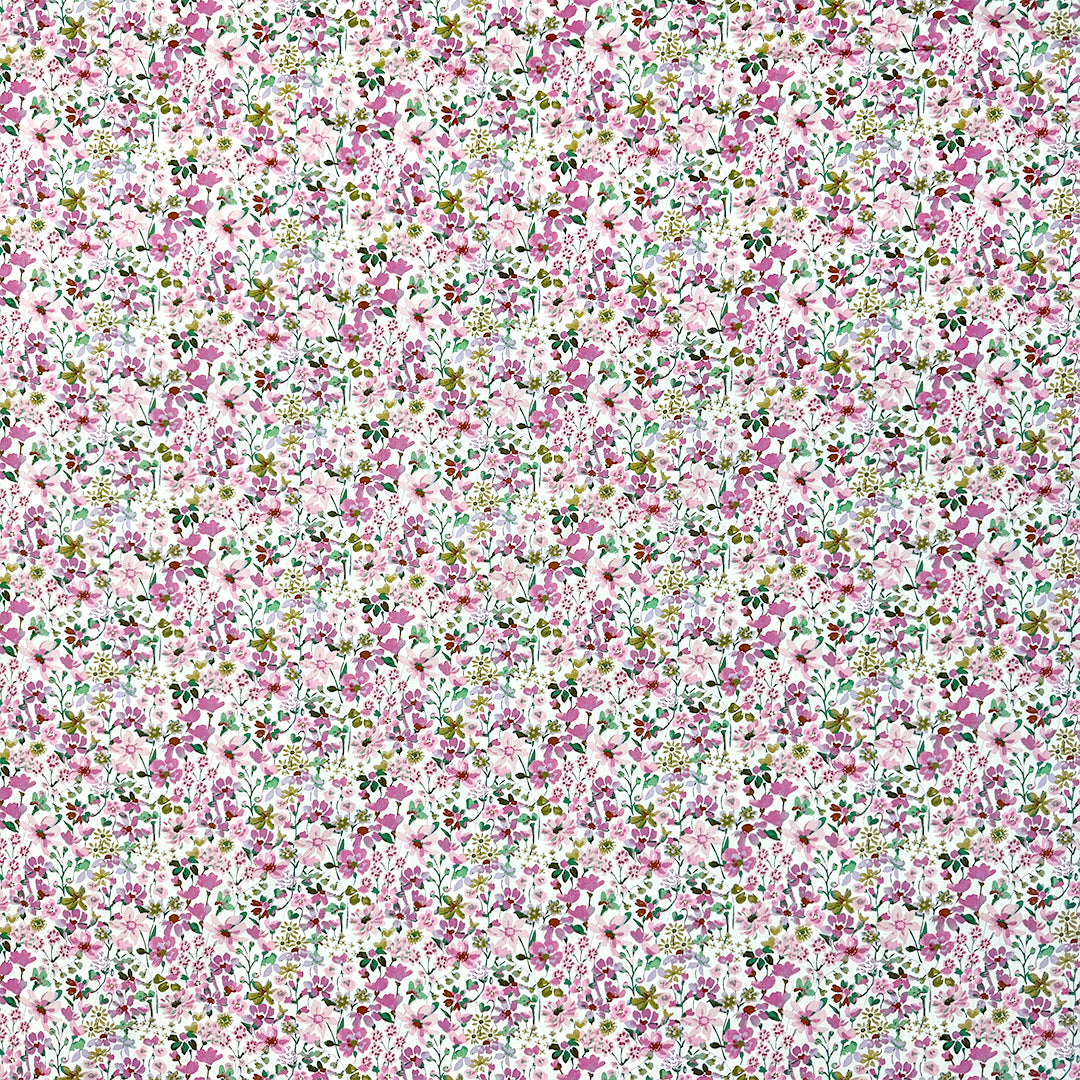 dainty floral cotton lightweight woven - orchid 1.4 yd