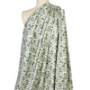 dainty floral cotton lightweight woven - sage green .66 yds