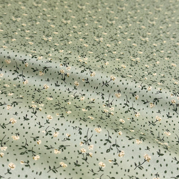 'petite floral' cotton sateen lightweight woven 1 yard
