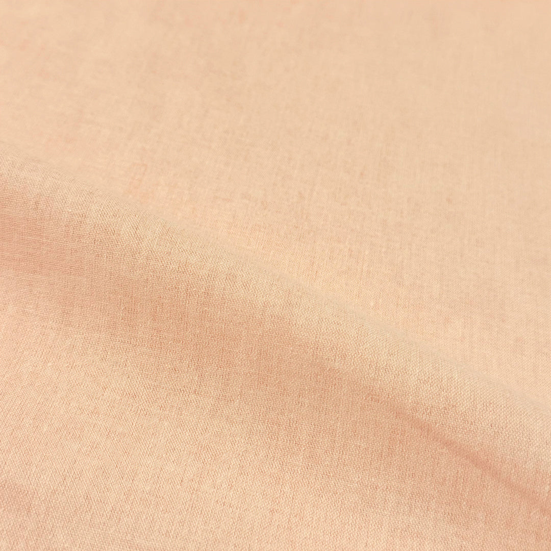 French cotton cross-dye woven - salmon/white 1.125 yds