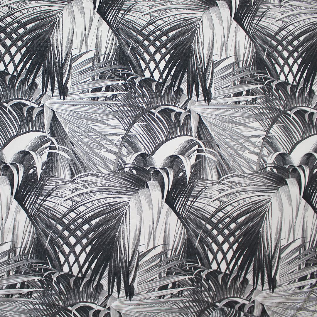 Italian 'palm garden' lightweight cotton/silk twill .5 yds