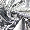 Italian 'palm garden' lightweight cotton/silk twill 1.875 yd