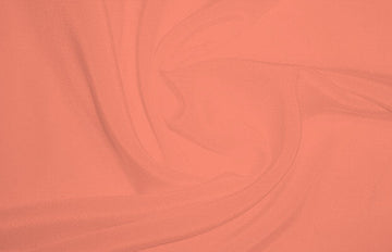 100% silk crepe de chine .5 yds color #162 Guava