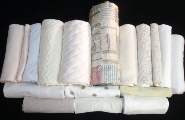 bundle, cream, 17 small cuts, 8 lbs