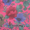 Italian floral wool blend crepe sweater knit  .5 yds