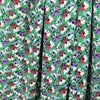 CA designer 'blarney flowers' poly crepe woven 1.375 yd