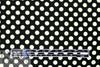 Rache1 Comey white on black dot viscose/silk crepe .75 yds