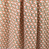 Missoni-esque scallop stitch crochet knit - sage/orange 2.25 yd