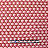 Missoni-esque scallop stitch crochet knit - berry/nutmeg 1.875 yd