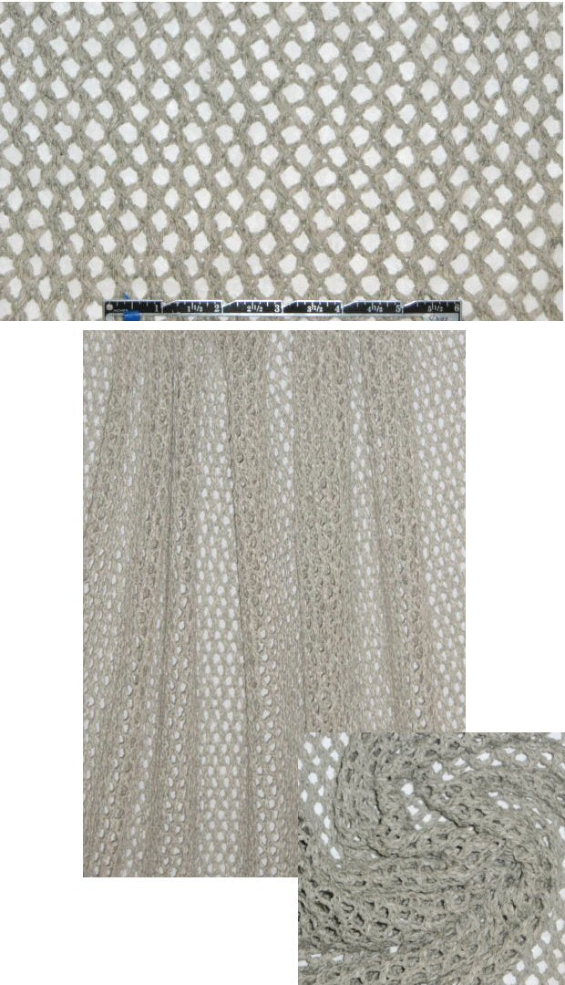 Burning T0rch cotton open crochet sweater knit