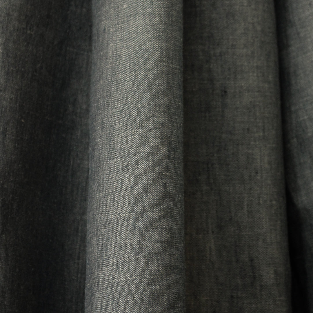 cross-dye medium weight linen - charcoal/bark 1.125 yds