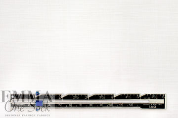 crosshatch lightweight linen-look cupro woven - white 2.625 yd
