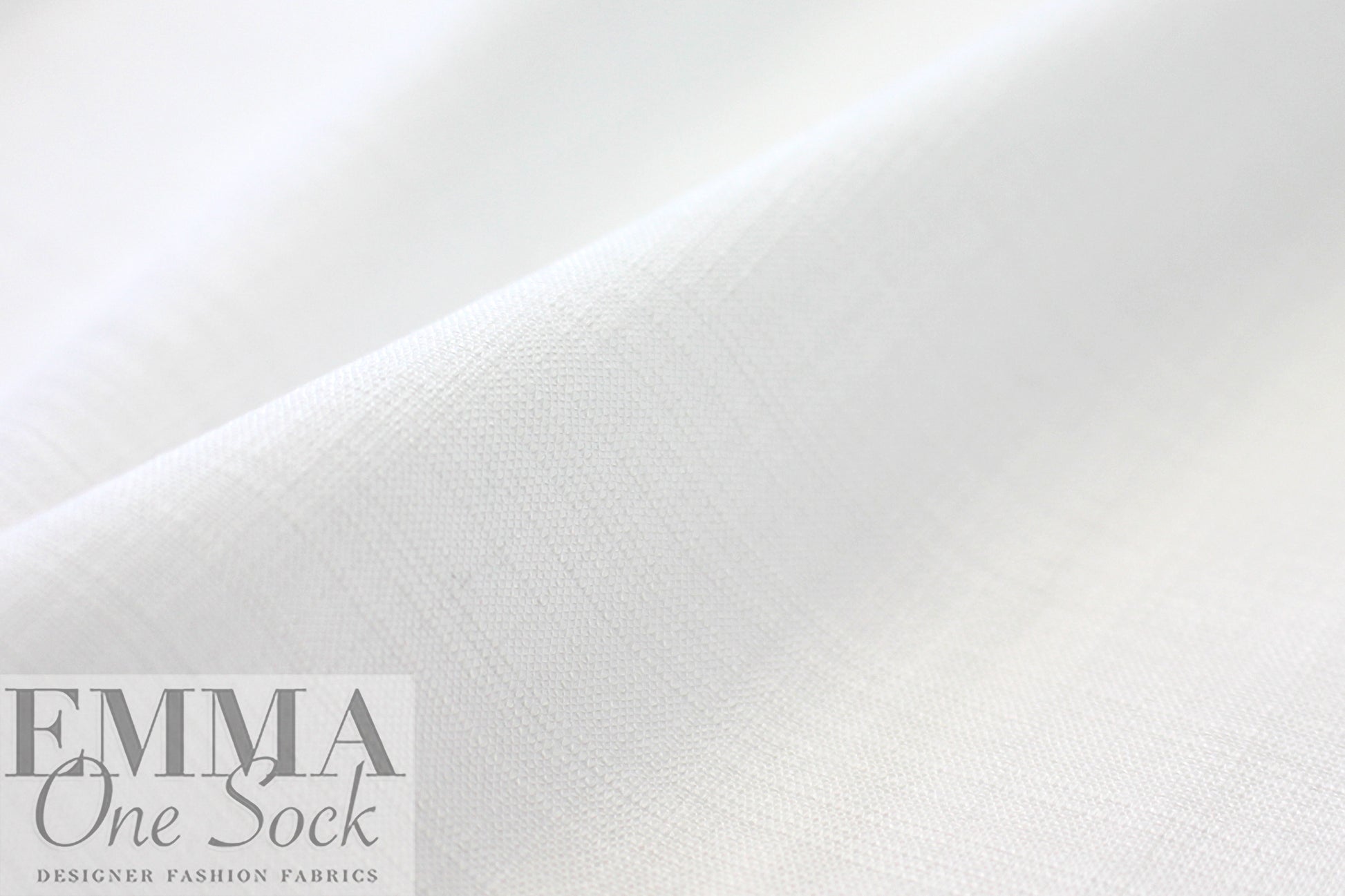 crosshatch lightweight linen-look cupro woven - white 1.25 yds