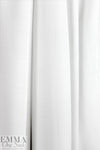 crosshatch lightweight linen-look cupro woven - white 1.25 yds