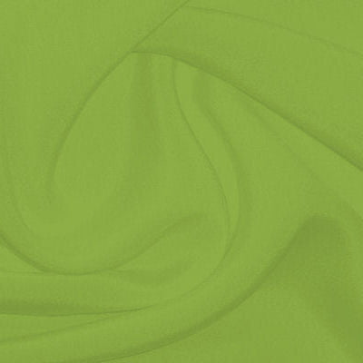 100% silk 4-ply crepe - 3 yds, chartreuse