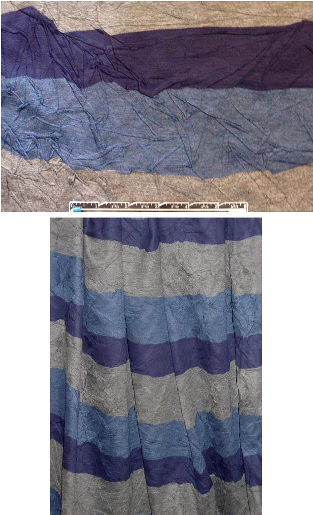 NY designer bonded crushed knit 1.5++ yards