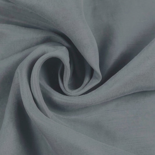 "Queen Bee" cupro/linen/tencel woven - steel
