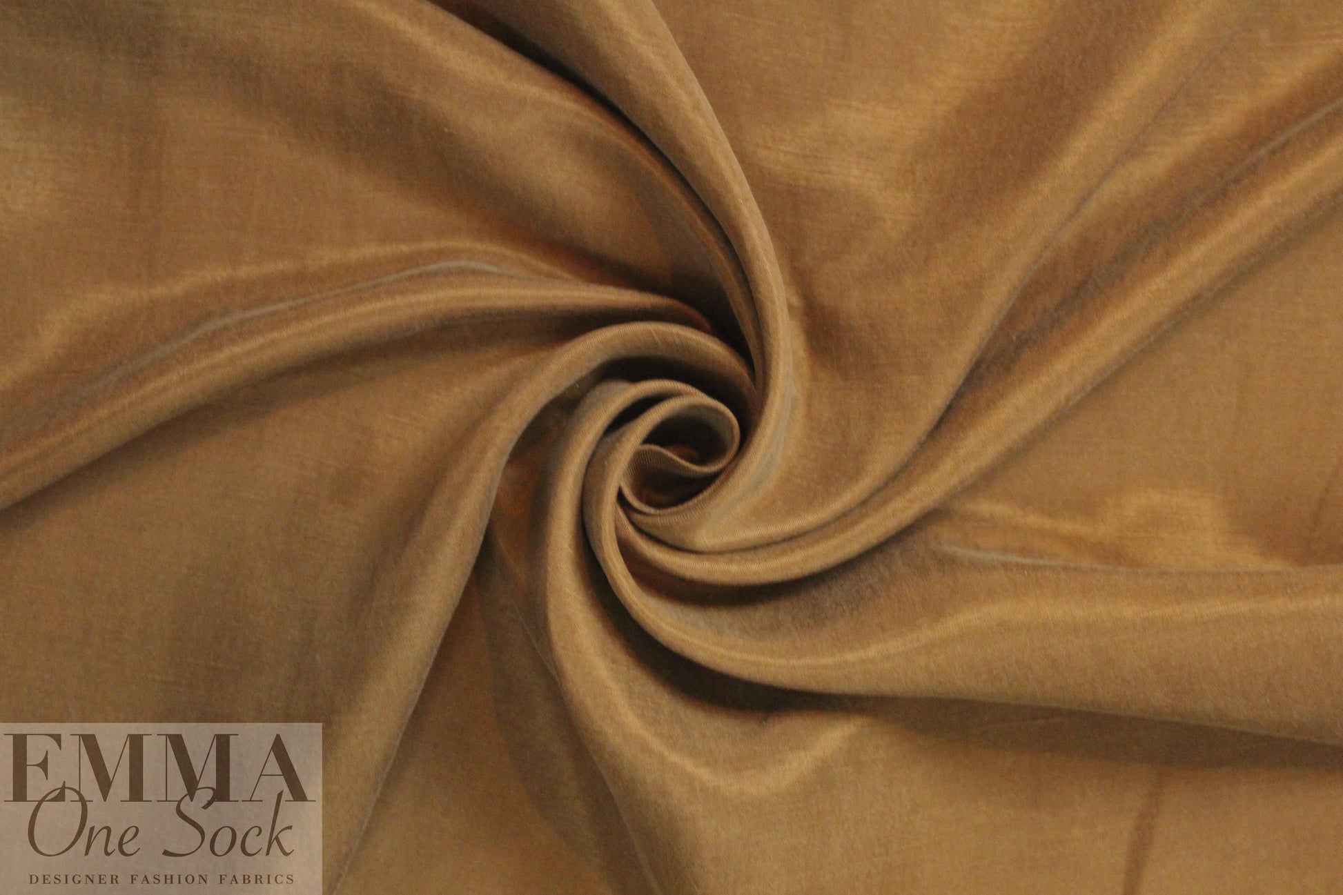 cupro/linen/tencel woven - nutmeg