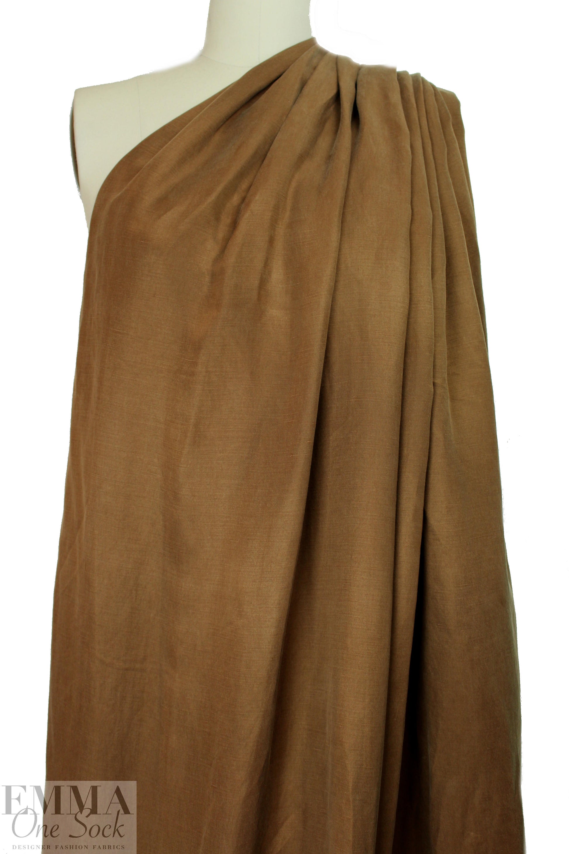 cupro/linen/tencel woven - nutmeg 1.875 yd