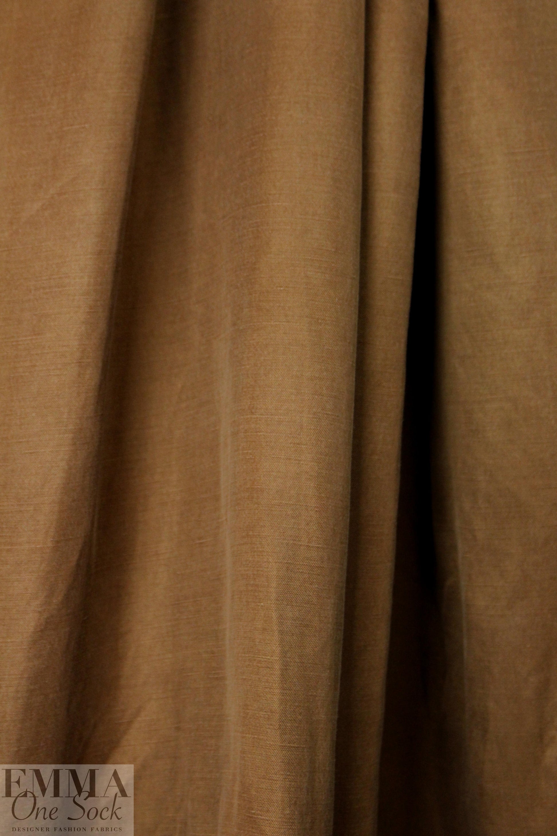 cupro/linen/tencel woven - nutmeg