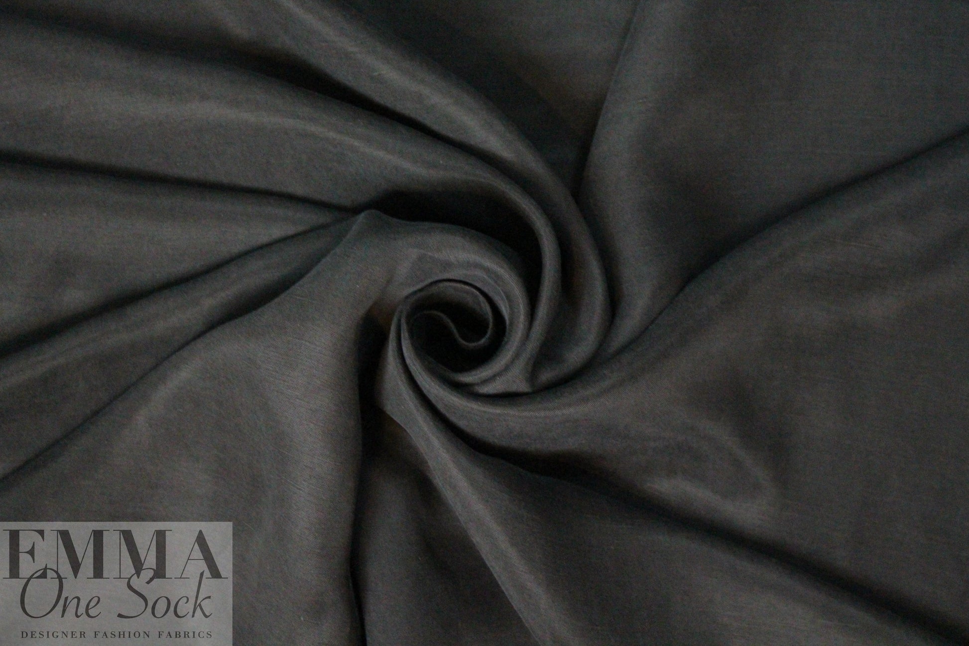 cupro/linen/tencel woven - black .875 yds