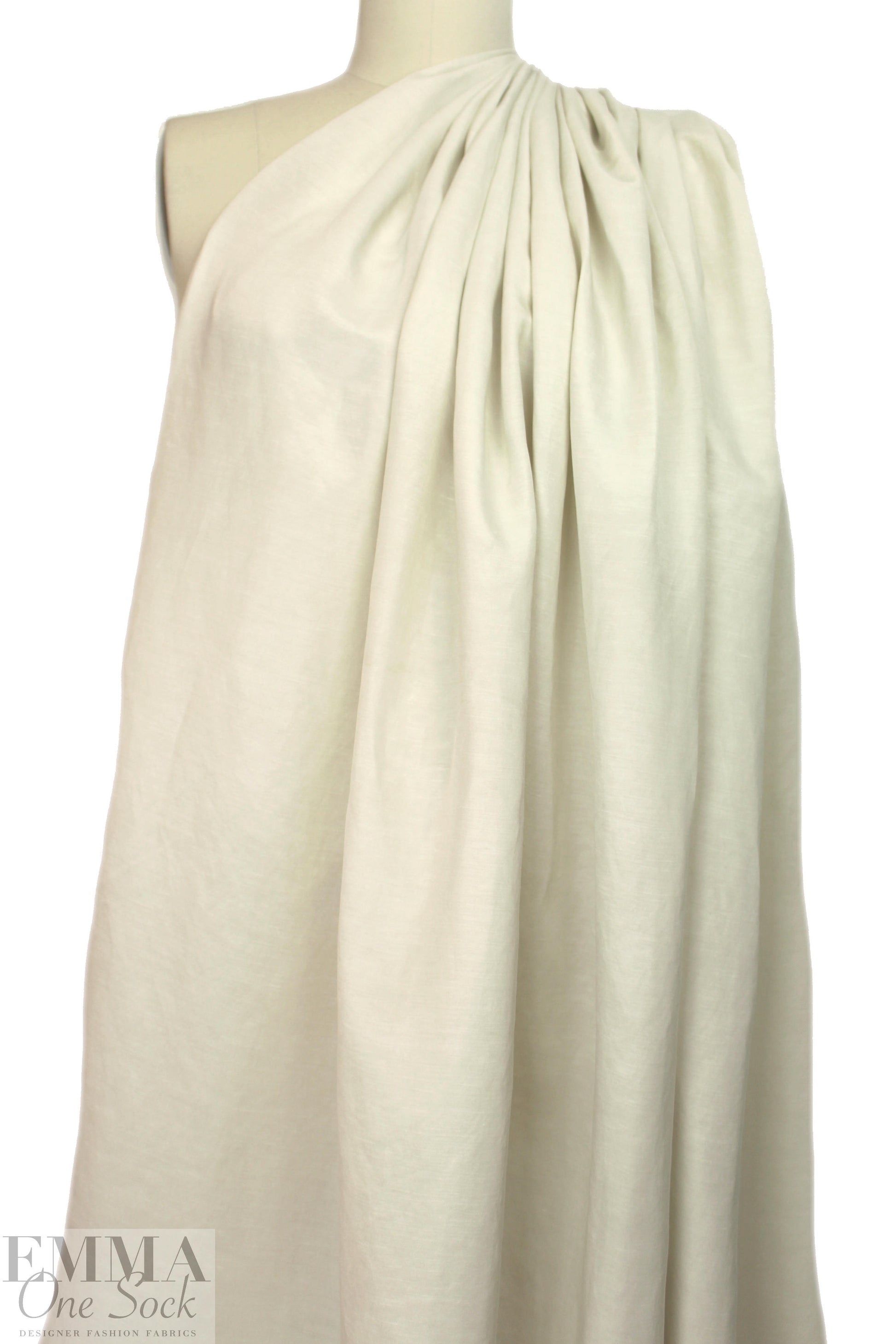 cupro/linen/tencel woven - alabaster .75 yds