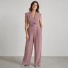 "Queen Bee" cupro/linen/tencel woven - woodrose